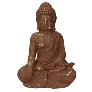 Buddha resina bronzo cm28x19,5h38