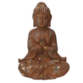 Buddha resina bronzo cm28x20,5h38,5