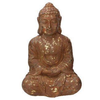 Buddha resina bronzo cm35x25,5h53,5