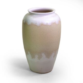 Vaso ceramica bianco sabbia cmø27h60