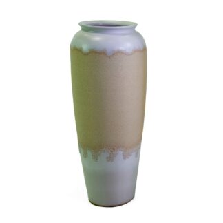 Vaso ceramica bianco sabbia cmø27h90