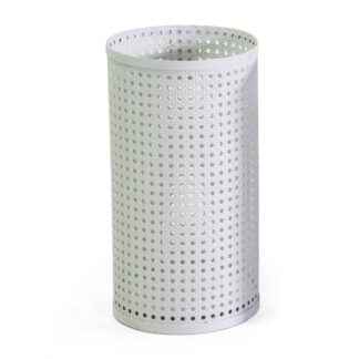 Portaombrelli metallo bianco tondo cm ø24h45