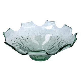 Vaso vetro verde cm ø36h13