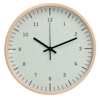 Orologio legno verde acqua tondo cm ø31,5h5