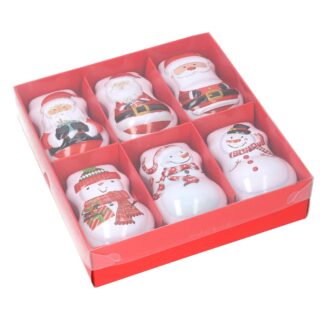 Scatola metallo confezione 6pz cm11x7h5,5