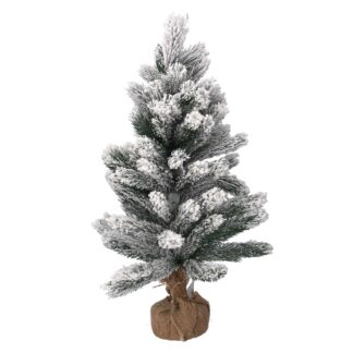 Albero innevato verde cm h60