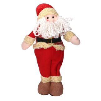 Babbo natale tessuto rosso cm25x9h45