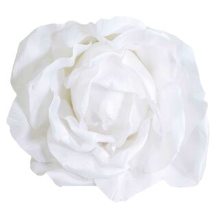 Fiore tessuto rosa bianco cm ø65h35