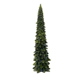 Albero resina verde cm11x11h38