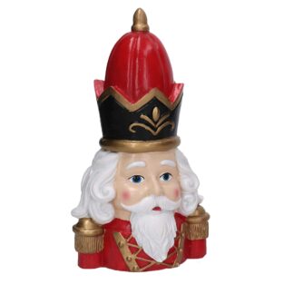 Soldatino resina busto rosso cm12x11h23