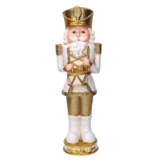 Soldatino resina oro cm13x12h46