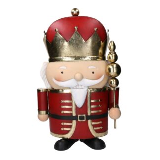 Soldatino metallo rosso cm38,8x22,2h63