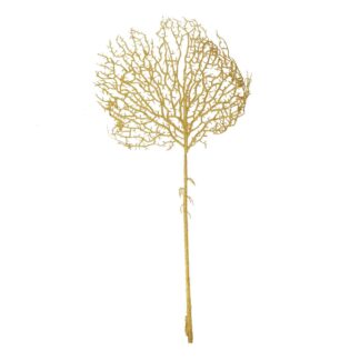 Ramo plastica giallo oro cm90