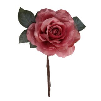 Fiore tessuto fucsia cm ø17h11