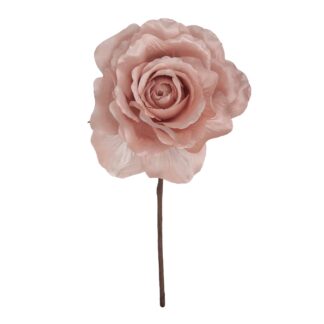 Fiore tessuto rosa rosa cm ø15h11