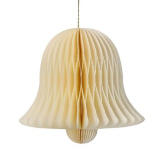 Campana carta a nido d'ape avorio cm ø16h13,5