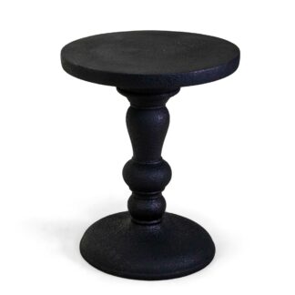 Colonnina resina nero tondo cm ø49h62