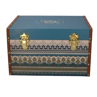 Baule ecopelle mandala 1-8 rettangolarecm55x40h32