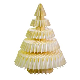 Albero carta a nido d'ape avorio cm ø82h100