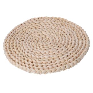 Sottopentola mais intreccio dritto confezione 4 pezzi naturale cm ø25h4