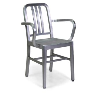 Poltrona alluminio Marina anodizzato cm45x55h84