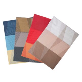 Tovaglietta plastica rettangolare colori assortiti cm30x45