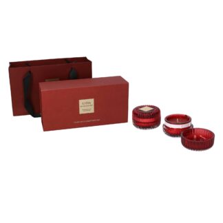 Candela cera profumata Arancia in vetroconfezione 2pz cm22,5x11,5h7