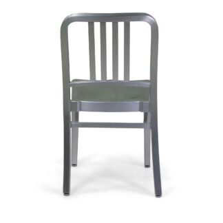 Sedia alluminio Marina impilabile anodizzato cm46x47h86