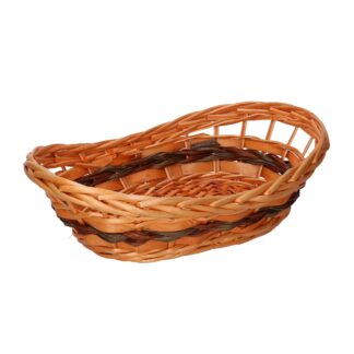 Cesta vimini Winnie cuffa miele ovale cm36x24h8/12