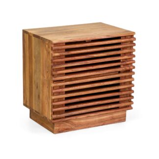 Mobile comodino legno Kerala naturale cm50x35h50