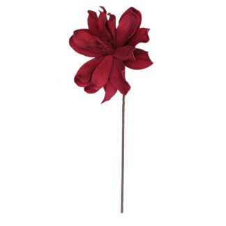 Fiore artificiale camelia rosso cmh71