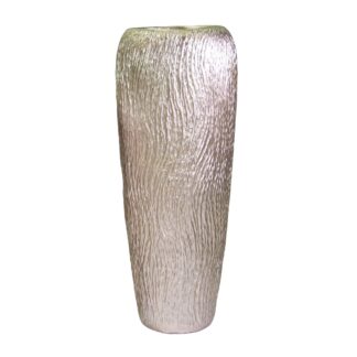 Vaso resina champagne cm ø33h110