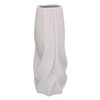 Vaso ceramica bianco cm ø10h30