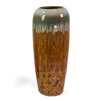 Vaso ceramica nero marrone cm h90