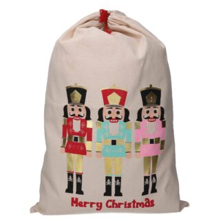 Sacco tessuto soldatini beige cm47x68